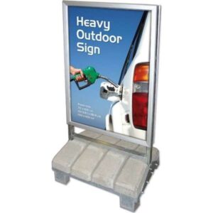 Heavy Outdoor Betonstander Gadeskilt