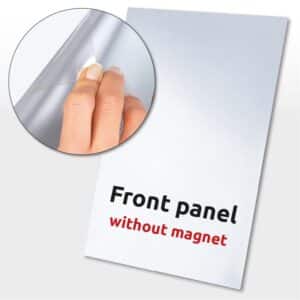 APET frontplade (uden magnet), 100 x 200 cm