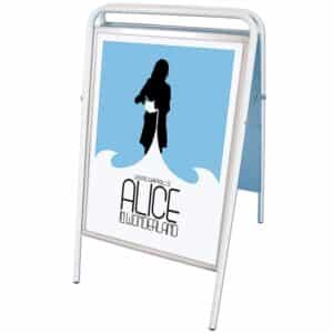 EXPO SIGN gadeskilt 22 mm A0 85x120 cm hvid
